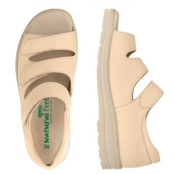 Lei By Tessamino Sandale Casablanca beige Sonderangebot der Fabrik