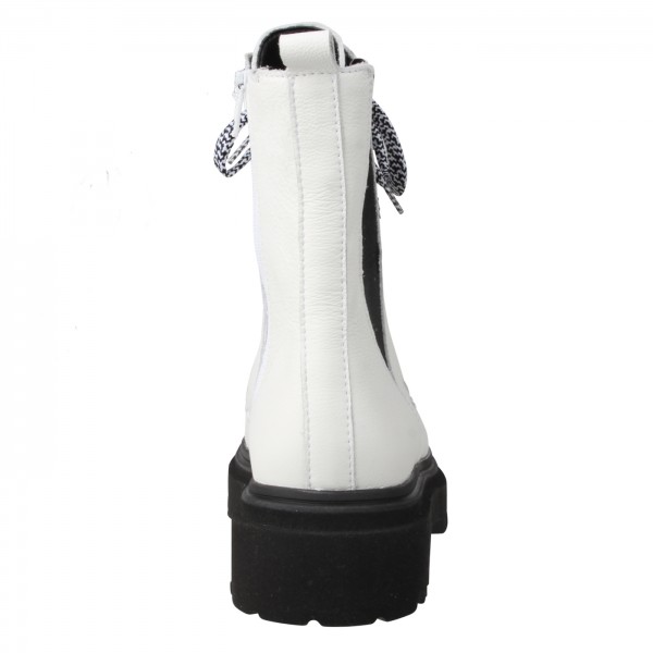 Lei By Tessamino Damenstiefel Frizzi weiss/schwarz Preisnachlass