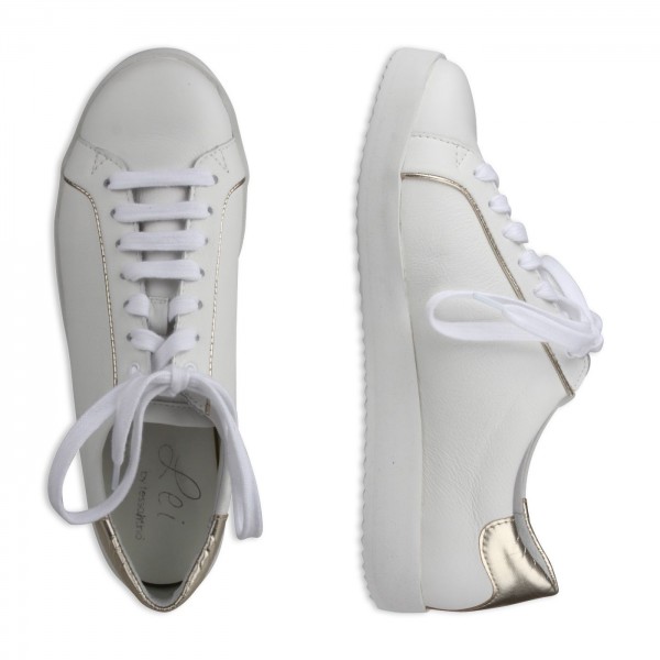 Lei By Tessamino Damensneaker Nena weiss/gold Exklusive Angebote