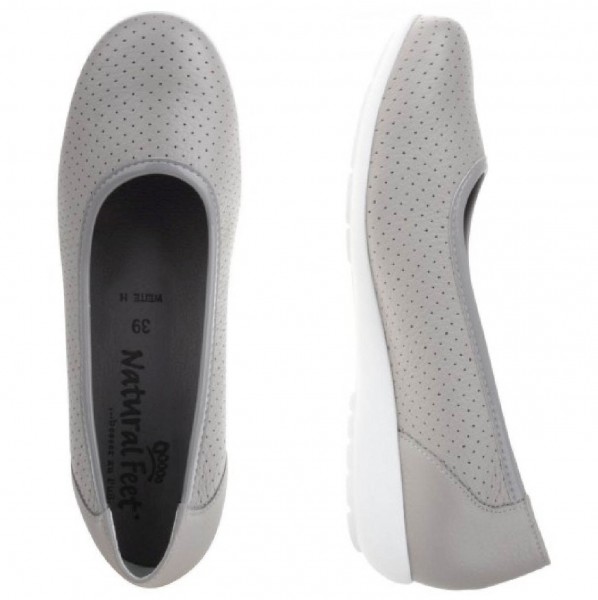 Lei By Tessamino Ballerina Annabelle hellgrau Sonderangebot der Fabrik