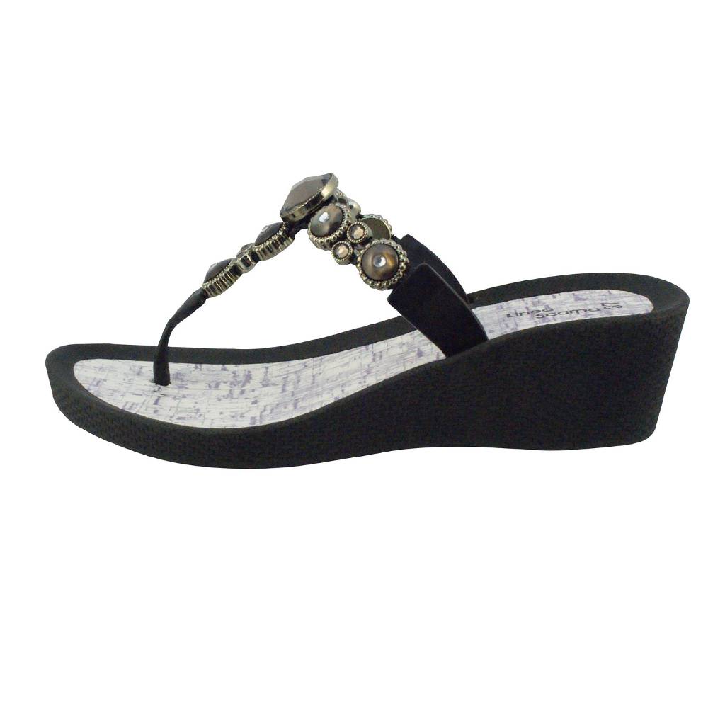 Beachandstreet Poolschuhe • Siena • Badeschuhe Damen mit Keilabsatz Kostenlose Rückgabe