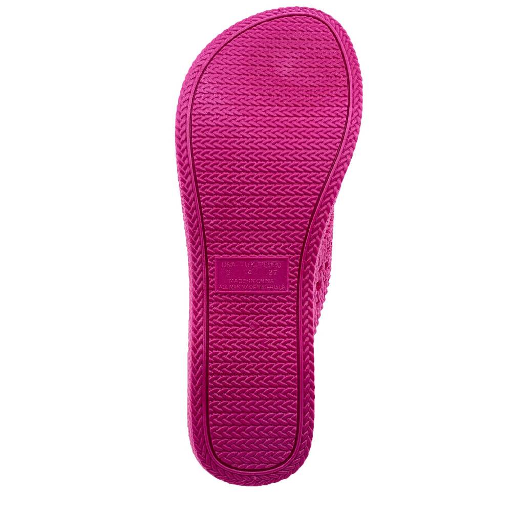 Beachandstreet Siebi's Poolschuhe Frauen - Rab - in Flechtoptik und knalligem Pink - fällt klein aus JETZT KAUFEN