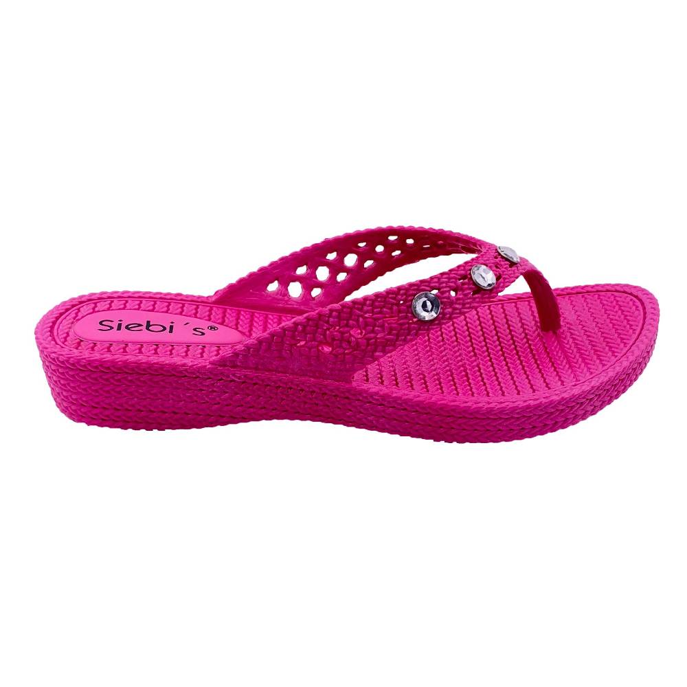 Beachandstreet Siebi's Poolschuhe Frauen - Rab - in Flechtoptik und knalligem Pink - fällt klein aus JETZT KAUFEN