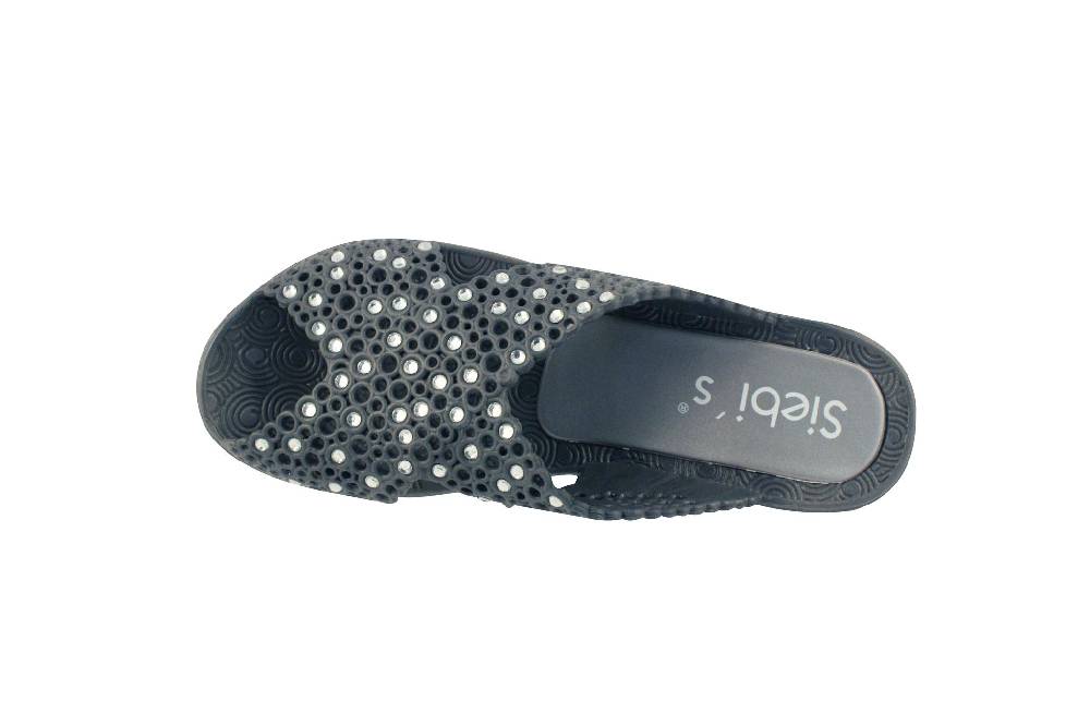 Beachandstreet Badeschuhe Damen Thira mit Strass und Keilabsatz Neueste Stile