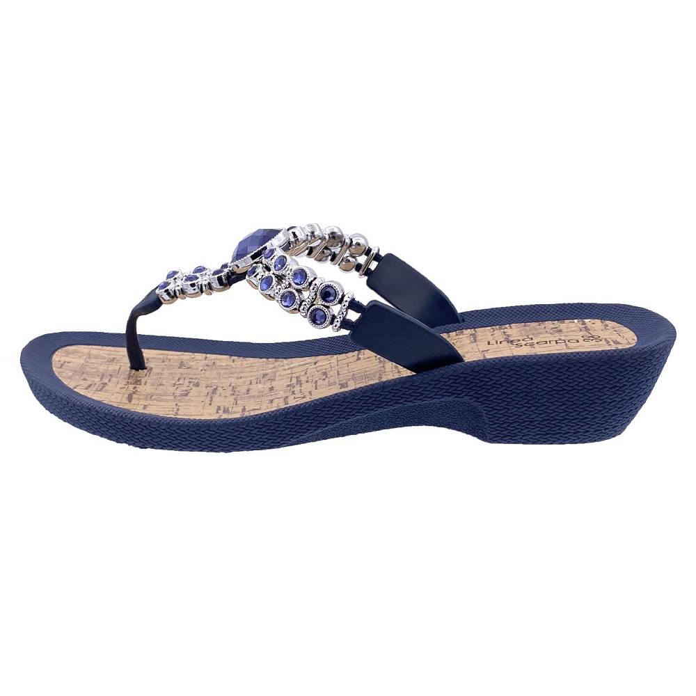 Beachandstreet Badeschuhe Damen • Soria • Zehentrenner mit kleinem Keilabsatz Bis zu 65% Rabatt