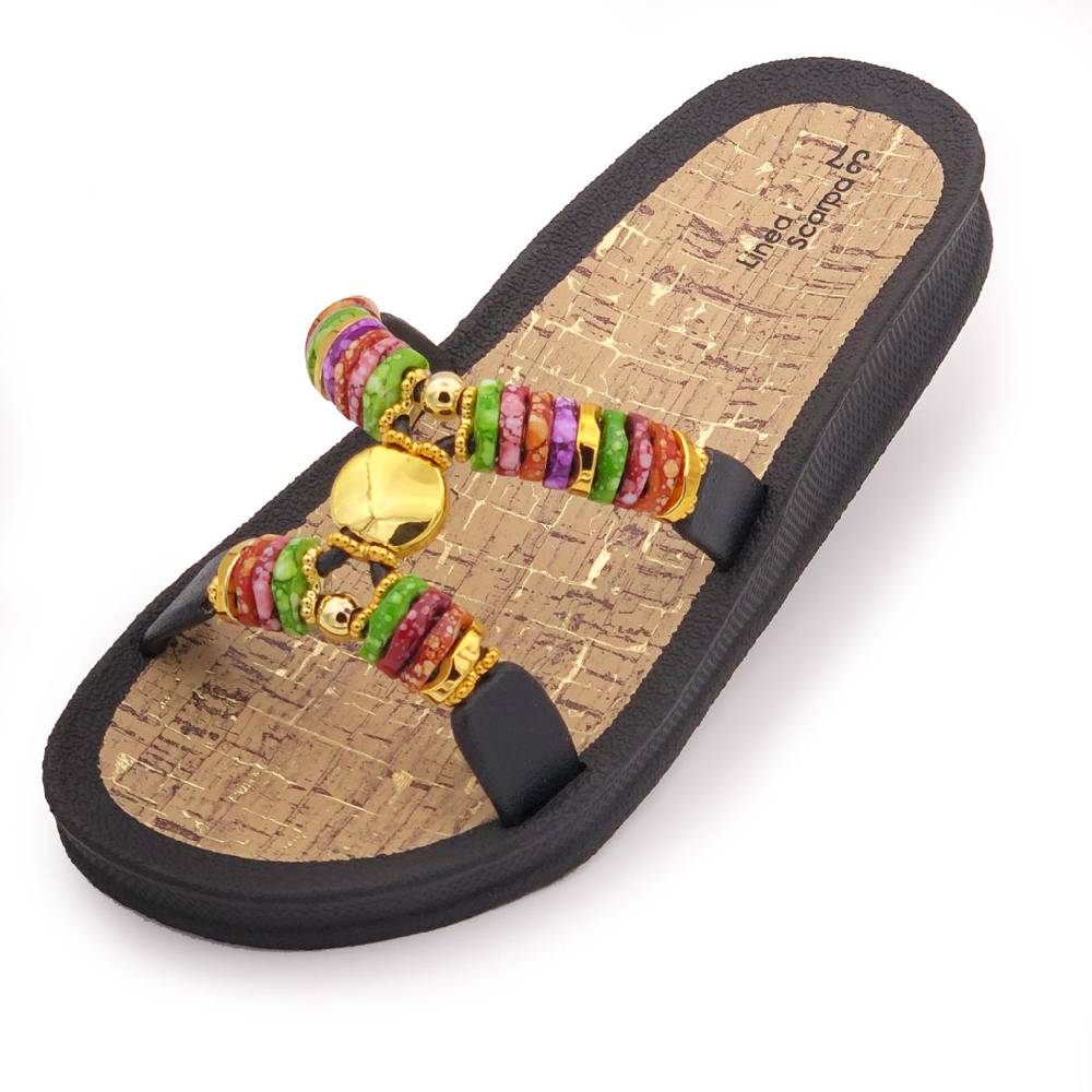 Beachandstreet Badeschuhe Damen • Rhodos • Badepantolette für Frauen mit H-Oberteil Discount Store für neue Produkte