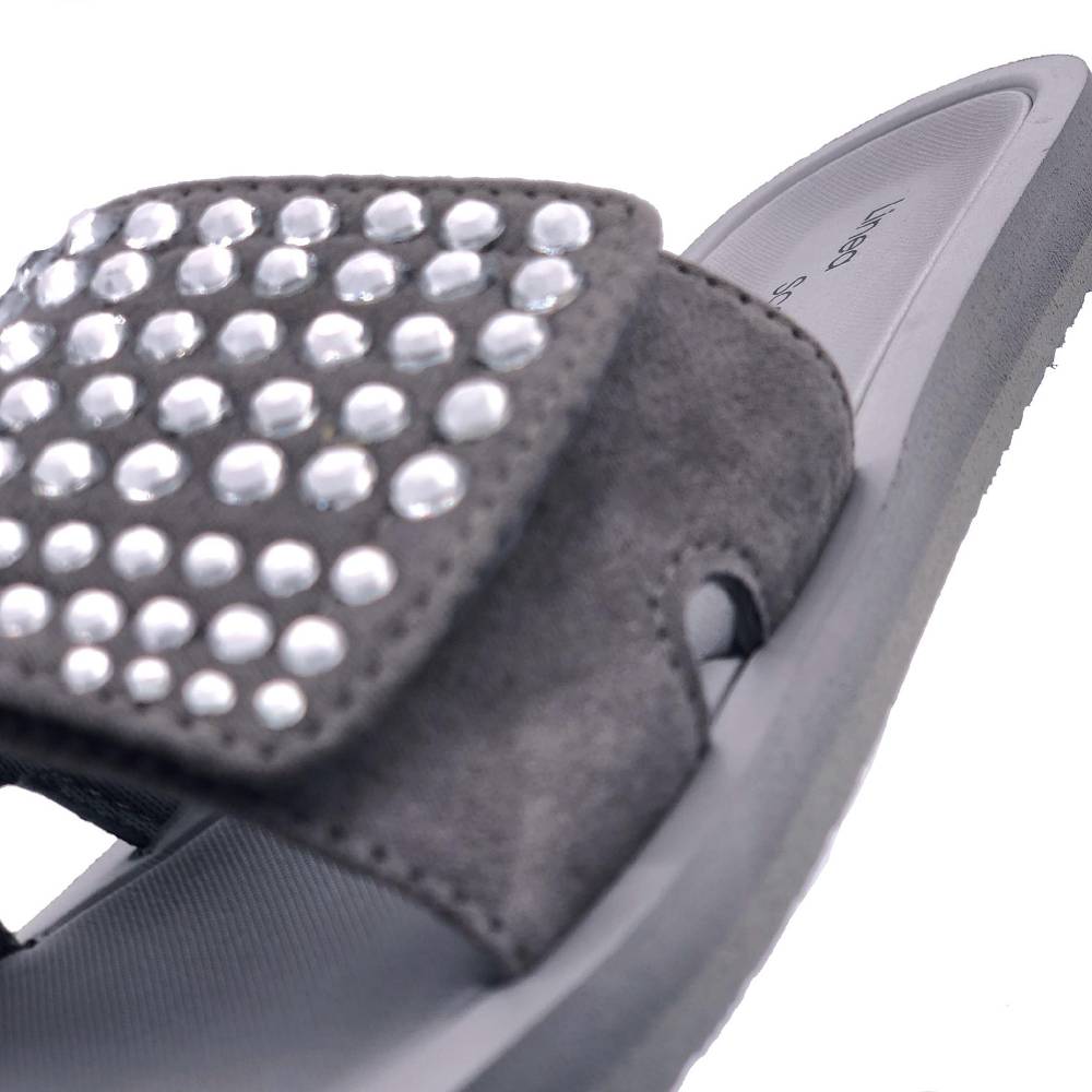 Beachandstreet Badeschuhe Rügen für Pool Wellness Spa mit Strass und Klettverschluss Clearance-Verkauf