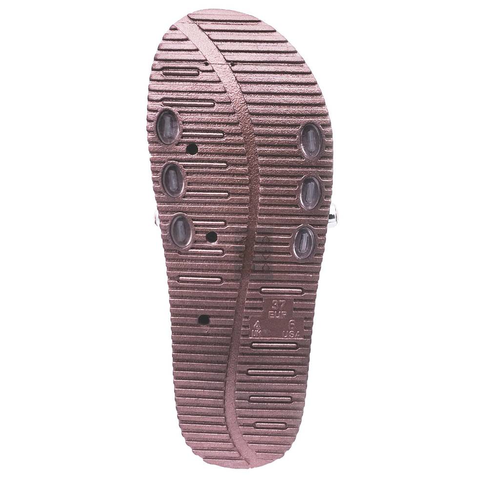 Beachandstreet Florenz - Badeschuhe mit transparentem Oberteil und großen Acrylsteinen Fabrikladen