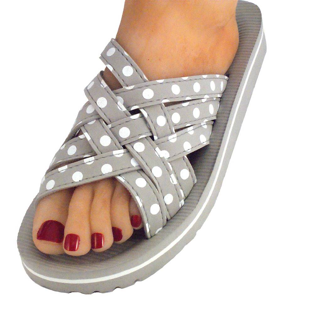 Beachandstreet Badeschuhe Damen • Beach Tupfen • sehr leicht und komfortabel • fällt klein aus Im Verkauf