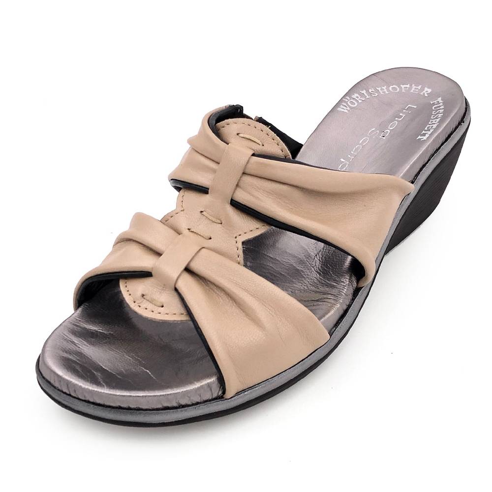 Beachandstreet Modische Fussbettsandale "Lotta F" - made in Italy Auslauf