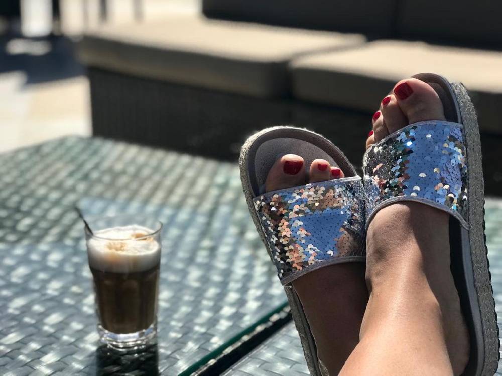 Beachandstreet Sommersandale Lucca mit Plateausohle (38 EU, schwarz) Verkauf