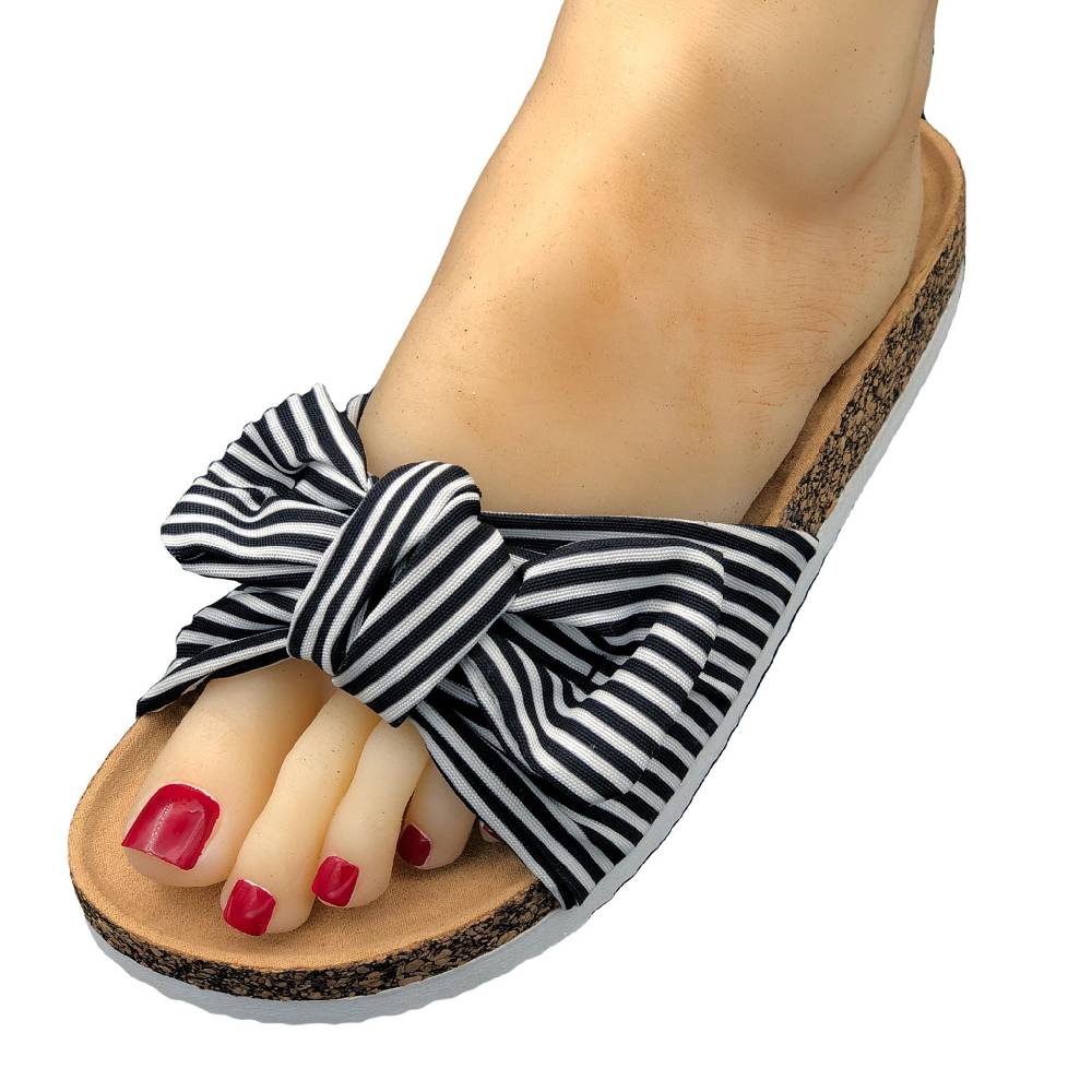 Beachandstreet Sylt - Wellness Pantolette Damen mit Fussbett von Linea Scarpa Angebote