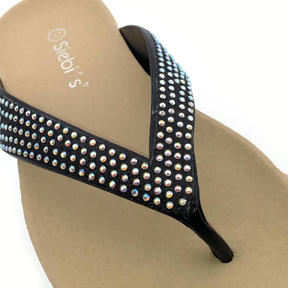 Beachandstreet Badeschuhe Damen • Tropea • Zehentrenner im eleganten Look Vatertagsangebot