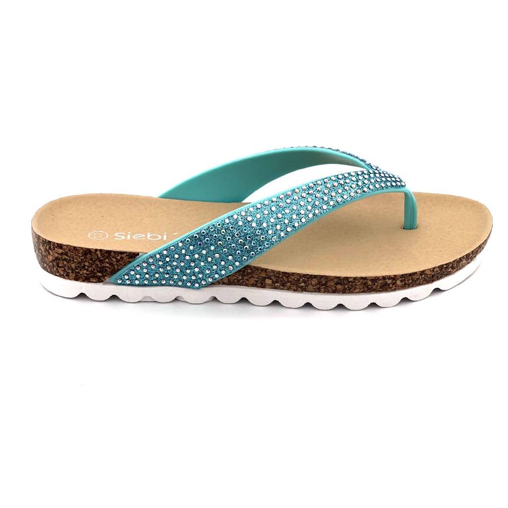 Beachandstreet Badeschuhe Damen • Tropea • Zehentrenner im eleganten Look Vatertagsangebot