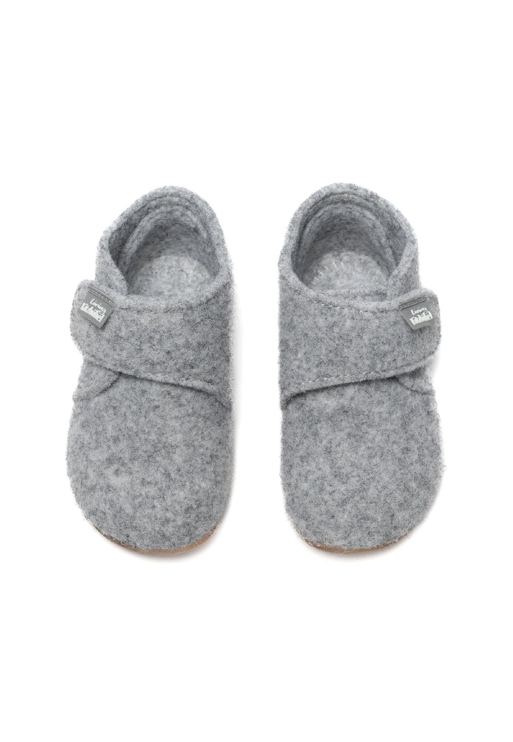 Living Kitzbühel Babyklettschuh Filz unifarben Limitierter Zeitrabatt