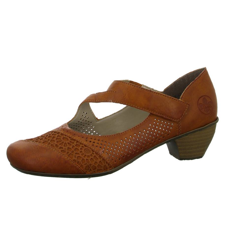 Rieker Pumps mit Riemen (diverse Absätze) Kauf eins, bekomm eins gratis