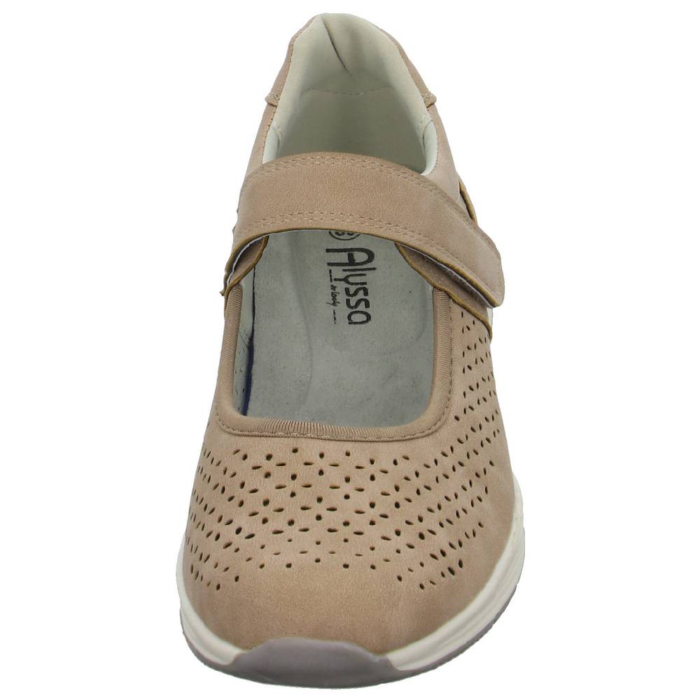 Alyssa Slipper/Kletthalbschuh luftdurchlässig (durchbrochenes/geflochtenes Obermaterial) Zeitlich begrenztes Angebot