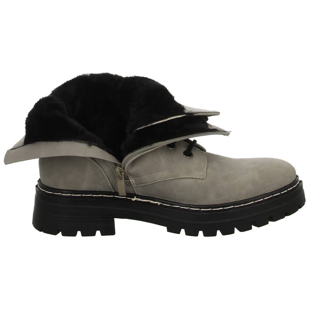 living UPDATED Schnürstiefelette Warmfutter bis 35mm Absatz (casual) Super Sparpreis