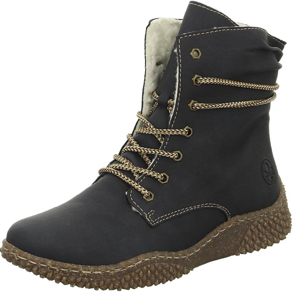 Rieker Schnürstiefelette Warmfutter bis 35mm Absatz (casual) Zeitbegrenzte Promotion