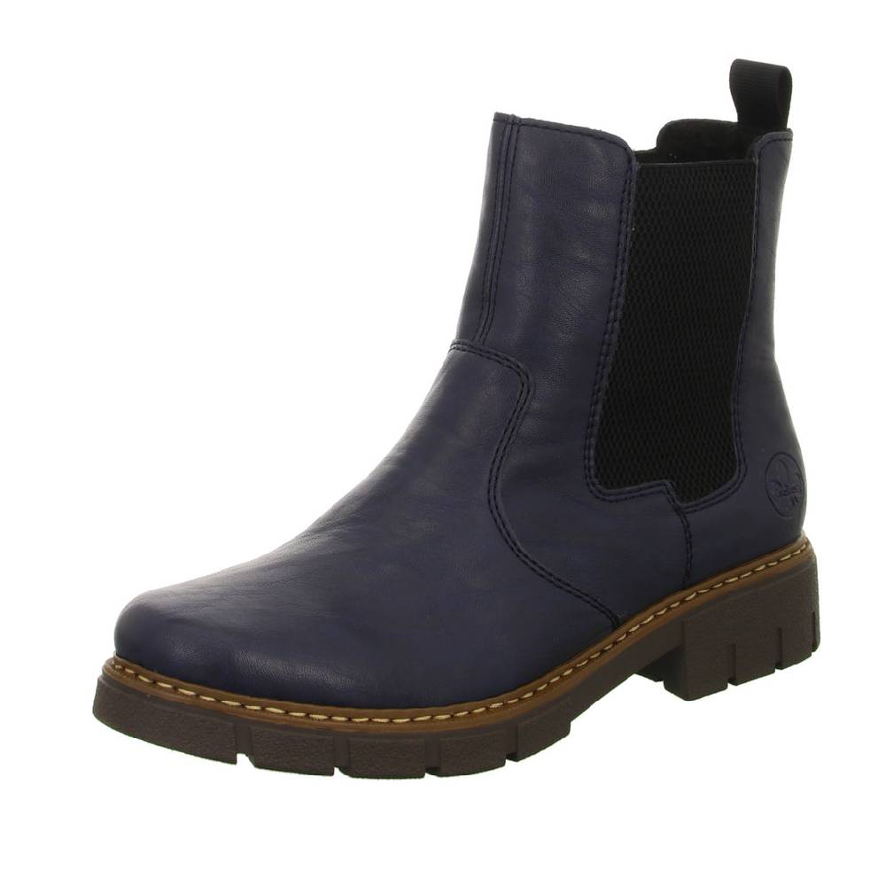Rieker Schlupf-/Reißverschlußstiefelette Warmfutter bis 35mm Absatz (casual) Bis zu 55% Rabatt