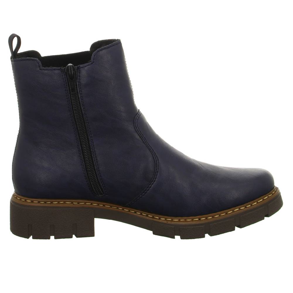 Rieker Schlupf-/Reißverschlußstiefelette Warmfutter bis 35mm Absatz (casual) Bis zu 55% Rabatt