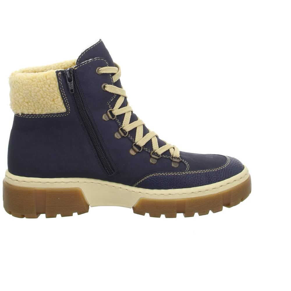 Rieker Schnürstiefelette Warmfutter bis 35mm Absatz (casual) Discount Store für neue Produkte