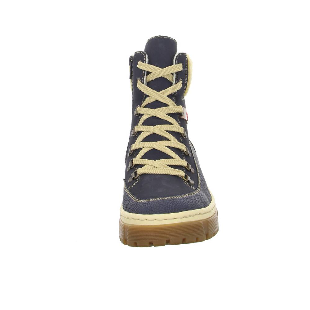 Rieker Schnürstiefelette Warmfutter bis 35mm Absatz (casual) Discount Store für neue Produkte