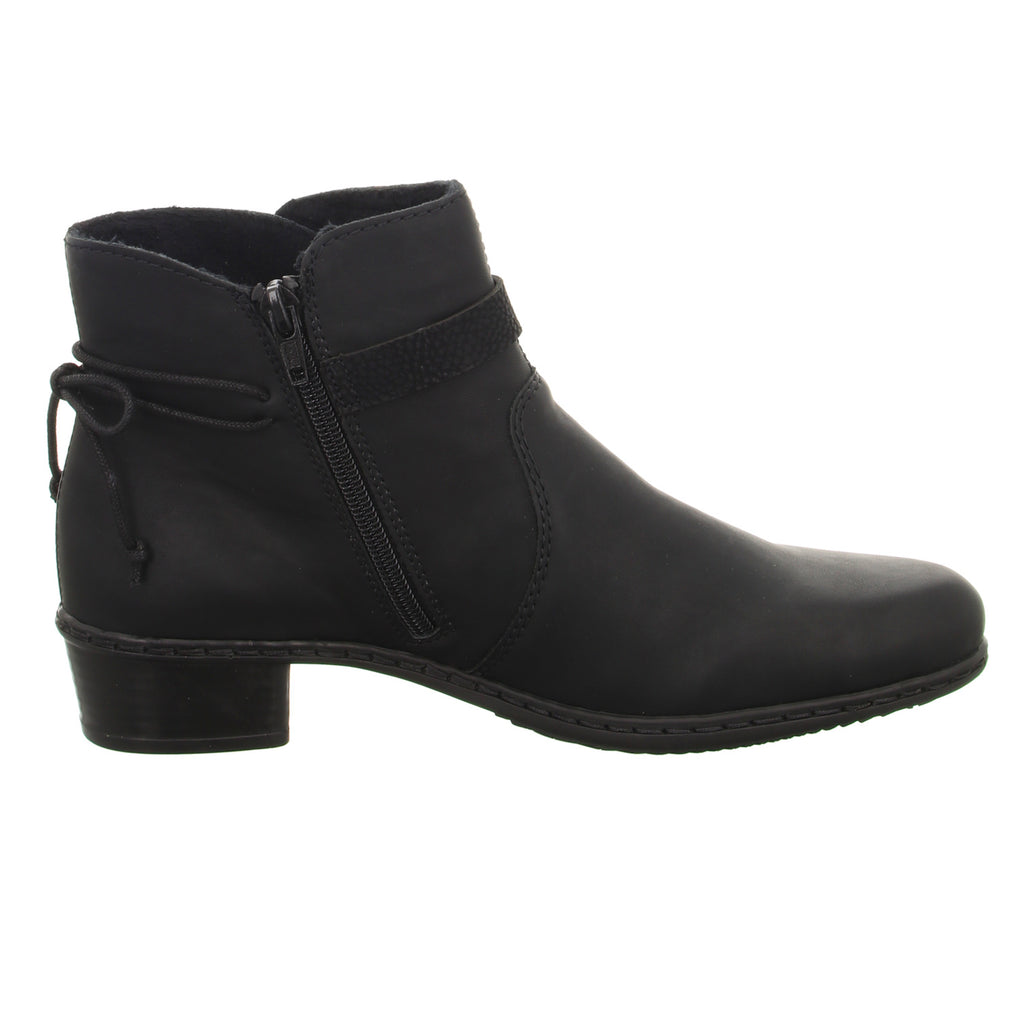 Rieker Schlupf-/Reißverschlußstiefelette Warmfutter ab 35mm Absatz Riesige Rabatte