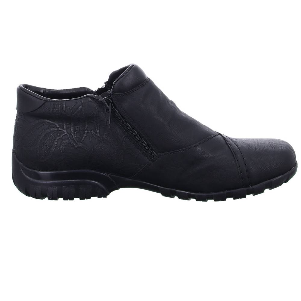 Rieker Schlupf-/Reißverschlußstiefelette Warmfutter bis 35mm Absatz (casual) Fabrikladen