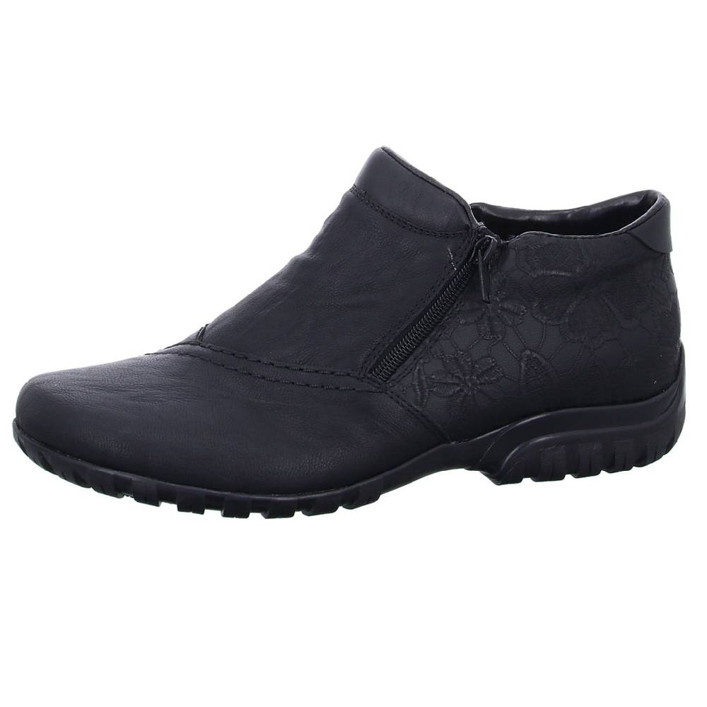 Rieker Schlupf-/Reißverschlußstiefelette Warmfutter bis 35mm Absatz (casual) Fabrikladen