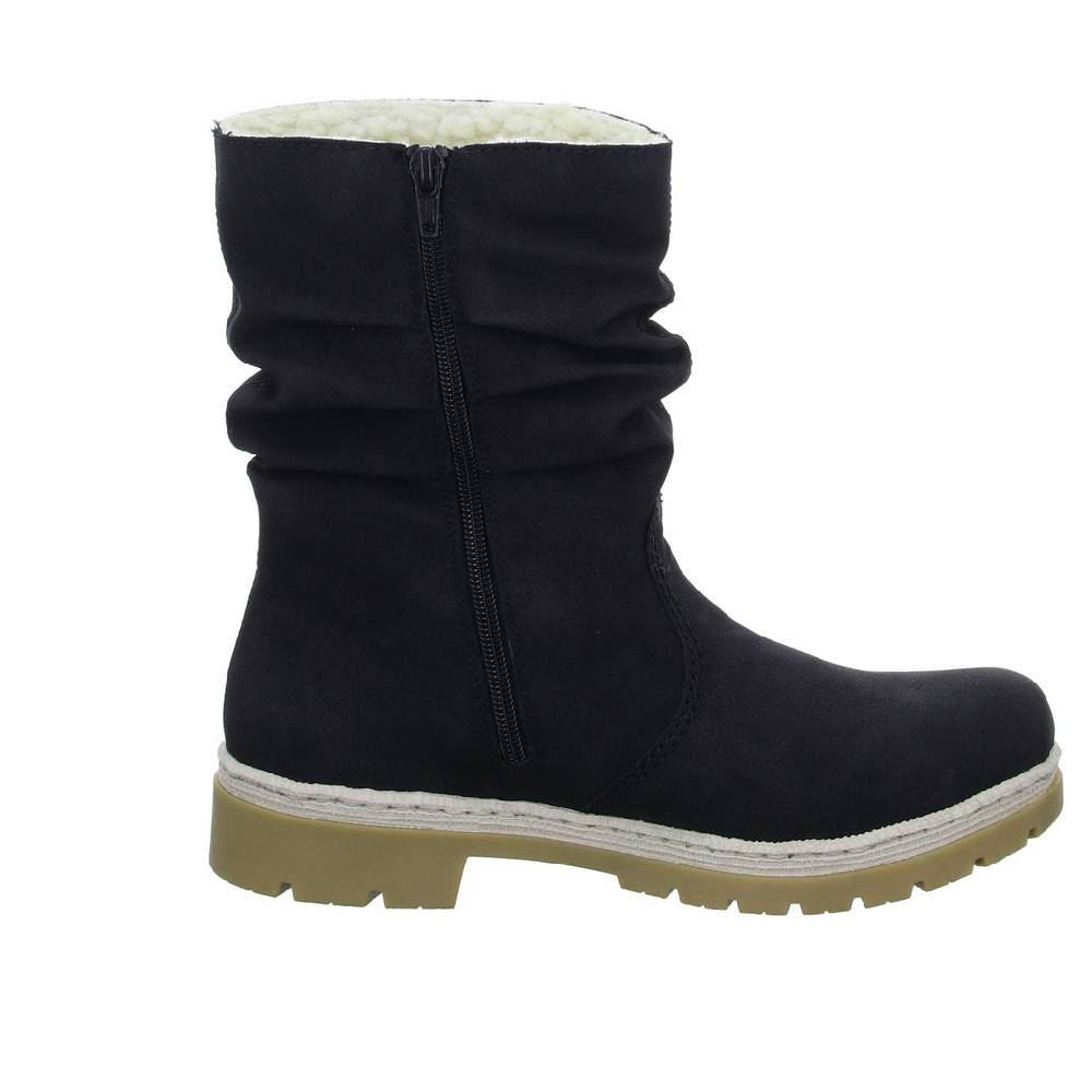 Rieker Schlupf-/Reißverschlußstiefelette Warmfutter bis 35mm Absatz (casual) 2025