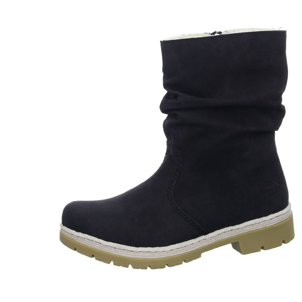 Rieker Schlupf-/Reißverschlußstiefelette Warmfutter bis 35mm Absatz (casual) 2025