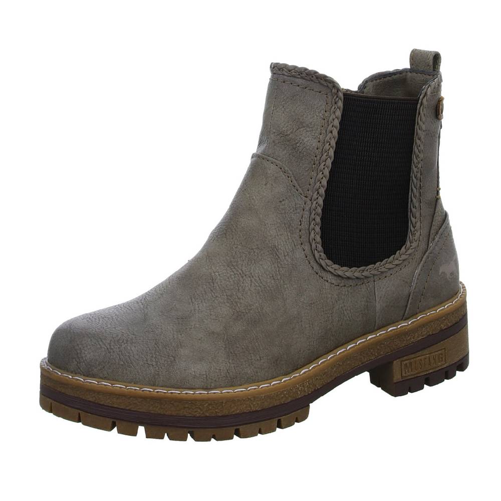 MUSTANG Schlupf-/Reißverschlußstiefelette Warmfutter bis 35mm Absatz (casual) Online