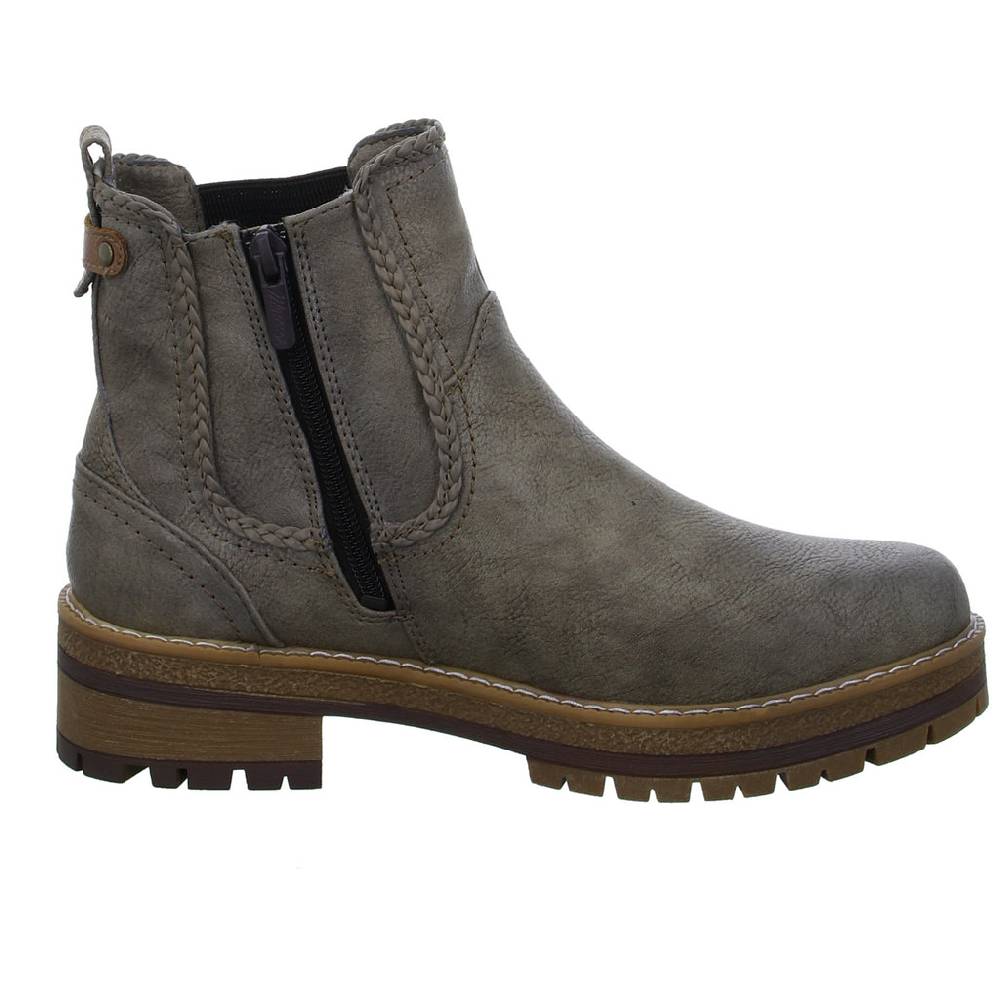 MUSTANG Schlupf-/Reißverschlußstiefelette Warmfutter bis 35mm Absatz (casual) Online