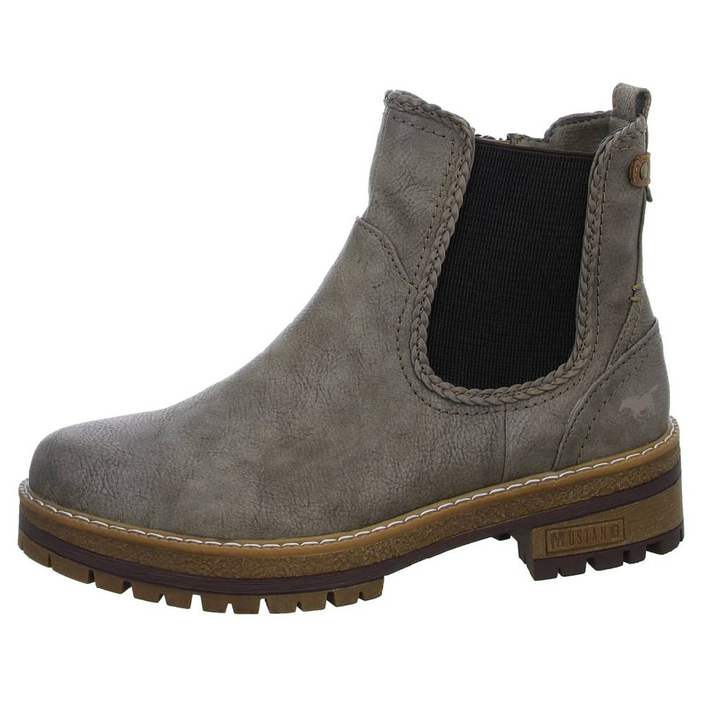MUSTANG Schlupf-/Reißverschlußstiefelette Warmfutter bis 35mm Absatz (casual) Online