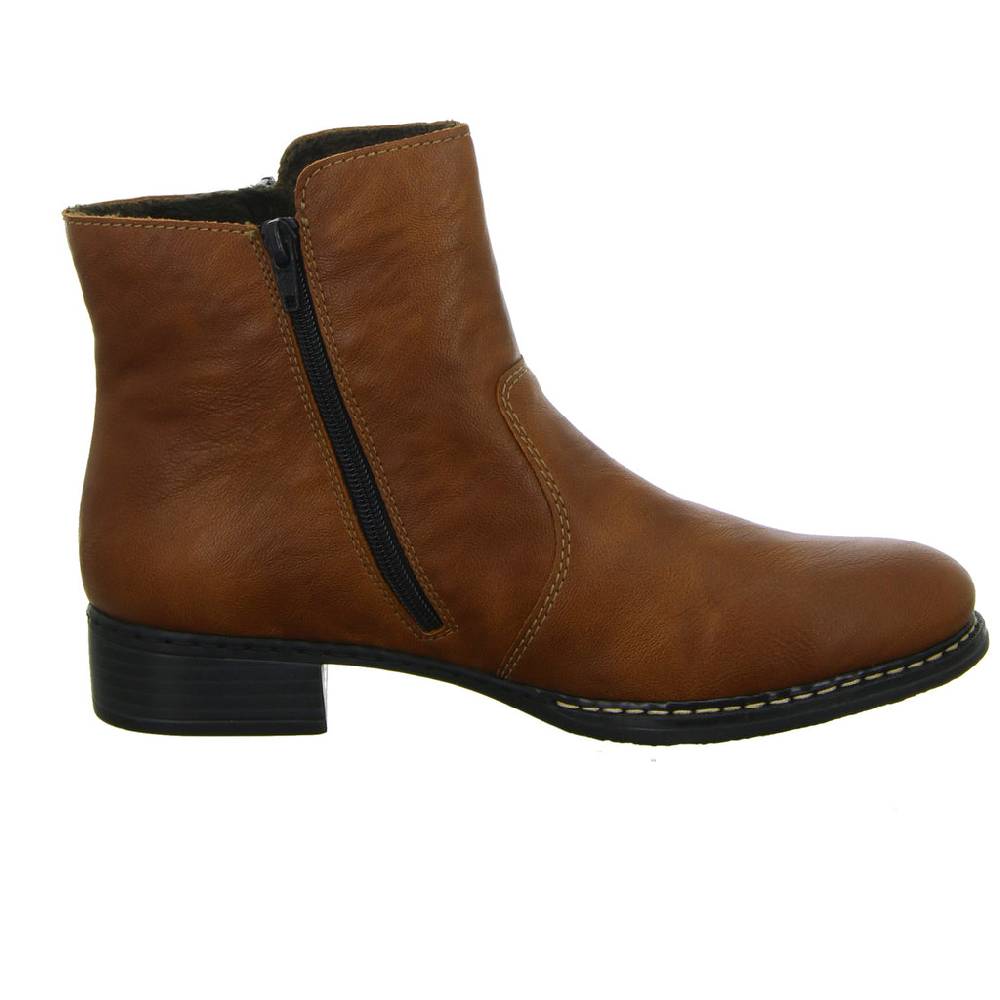 Rieker Schlupf-/Reißverschlußstiefelette Warmfutter bis 35mm Absatz (casual) Günstiger Verkauf