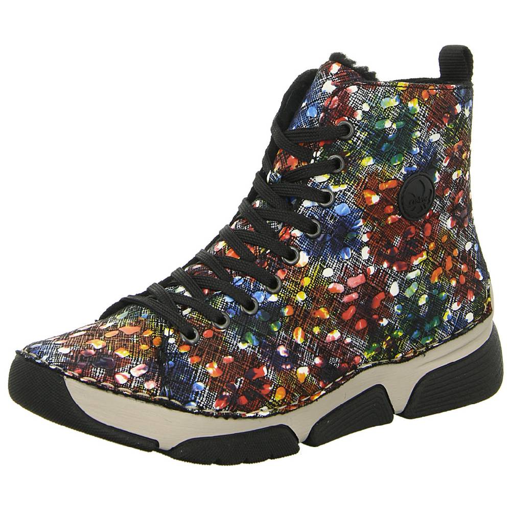 Rieker Schnürstiefelette Warmfutter bis 35mm Absatz (casual) Blitzverkäufe