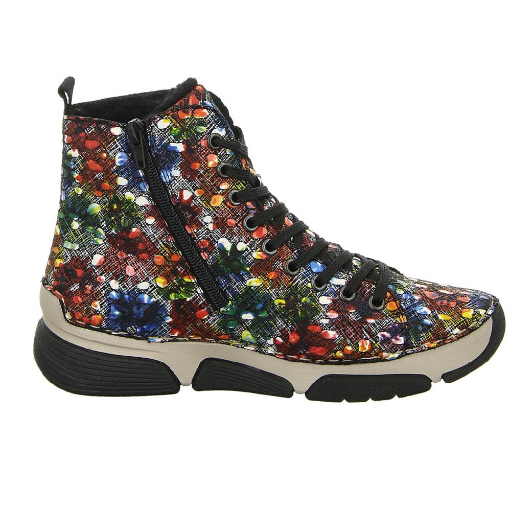 Rieker Schnürstiefelette Warmfutter bis 35mm Absatz (casual) Blitzverkäufe