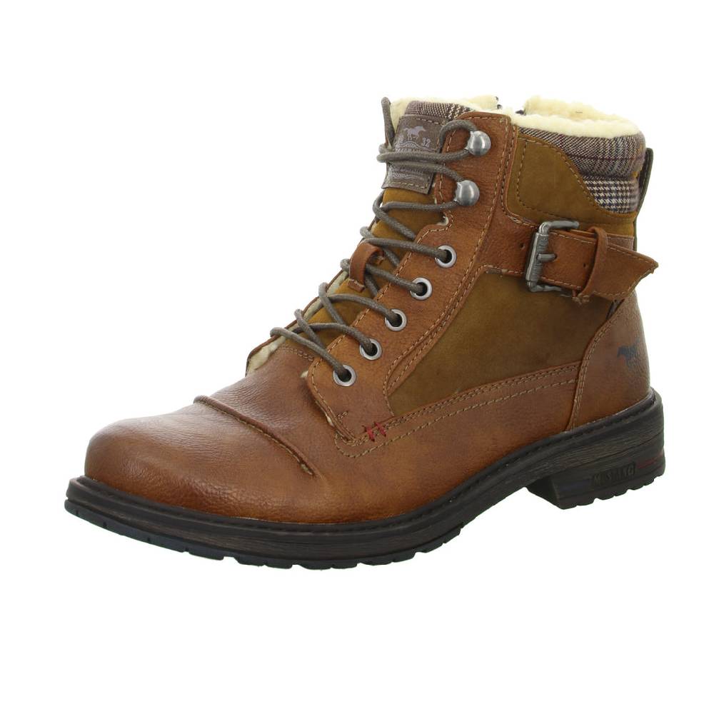 MUSTANG Schnürstiefelette Warmfutter Business (elegant) Kostenloser Versand