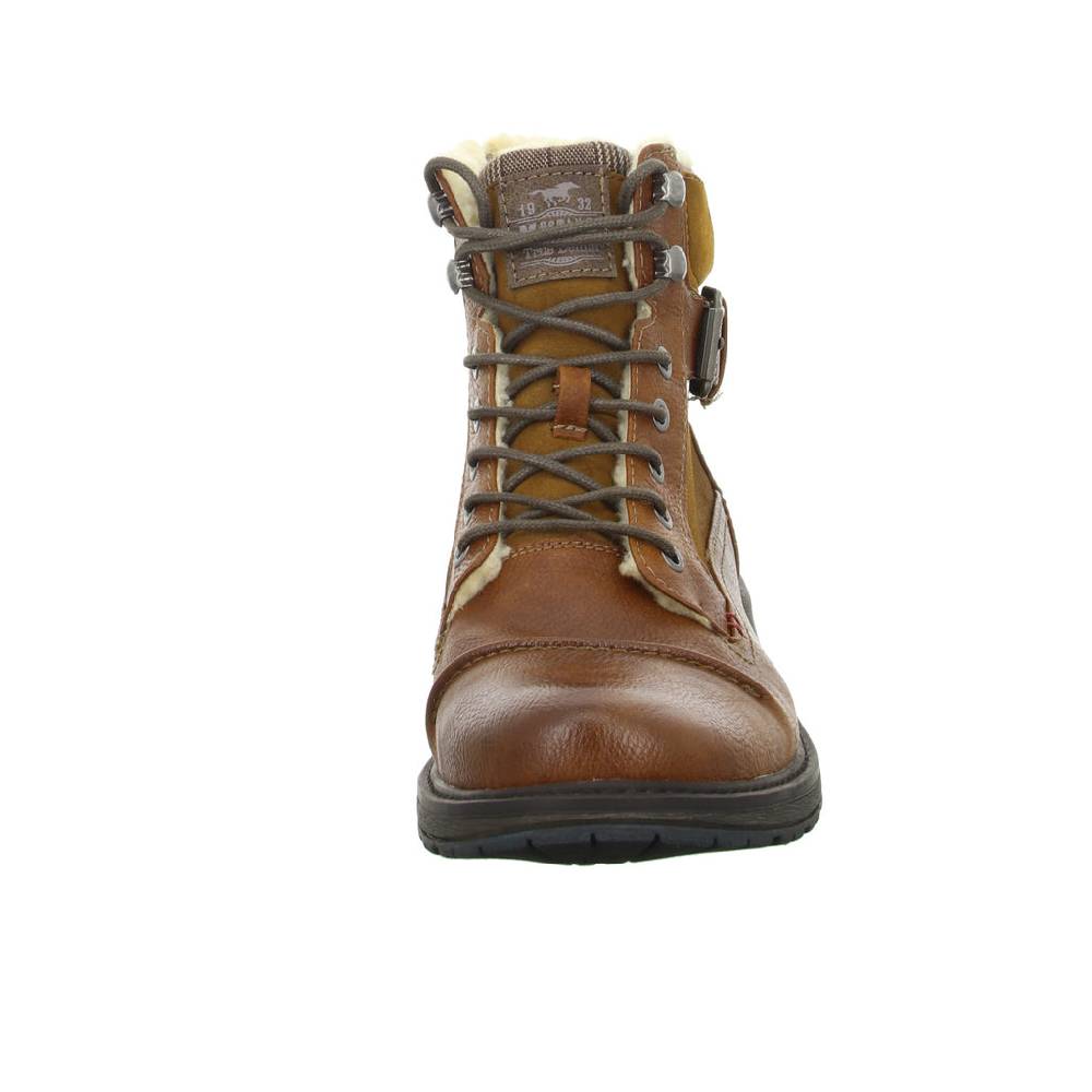 MUSTANG Schnürstiefelette Warmfutter Business (elegant) Kostenloser Versand