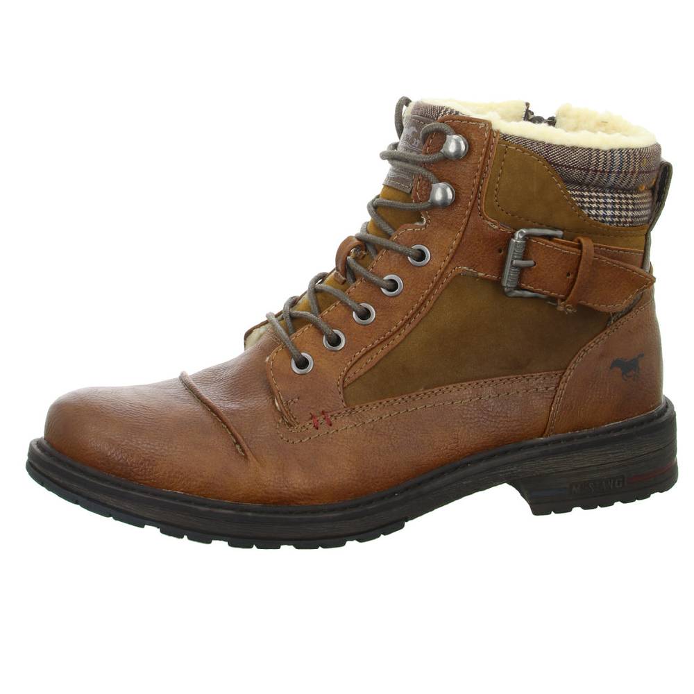 MUSTANG Schnürstiefelette Warmfutter Business (elegant) Kostenloser Versand
