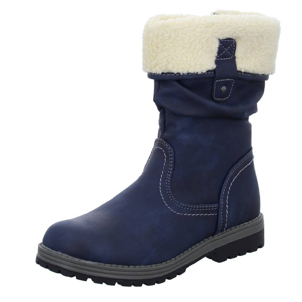 girlZ onlY Schlupf-/Klettstiefelette Warmfutter Heißer Verkauf
