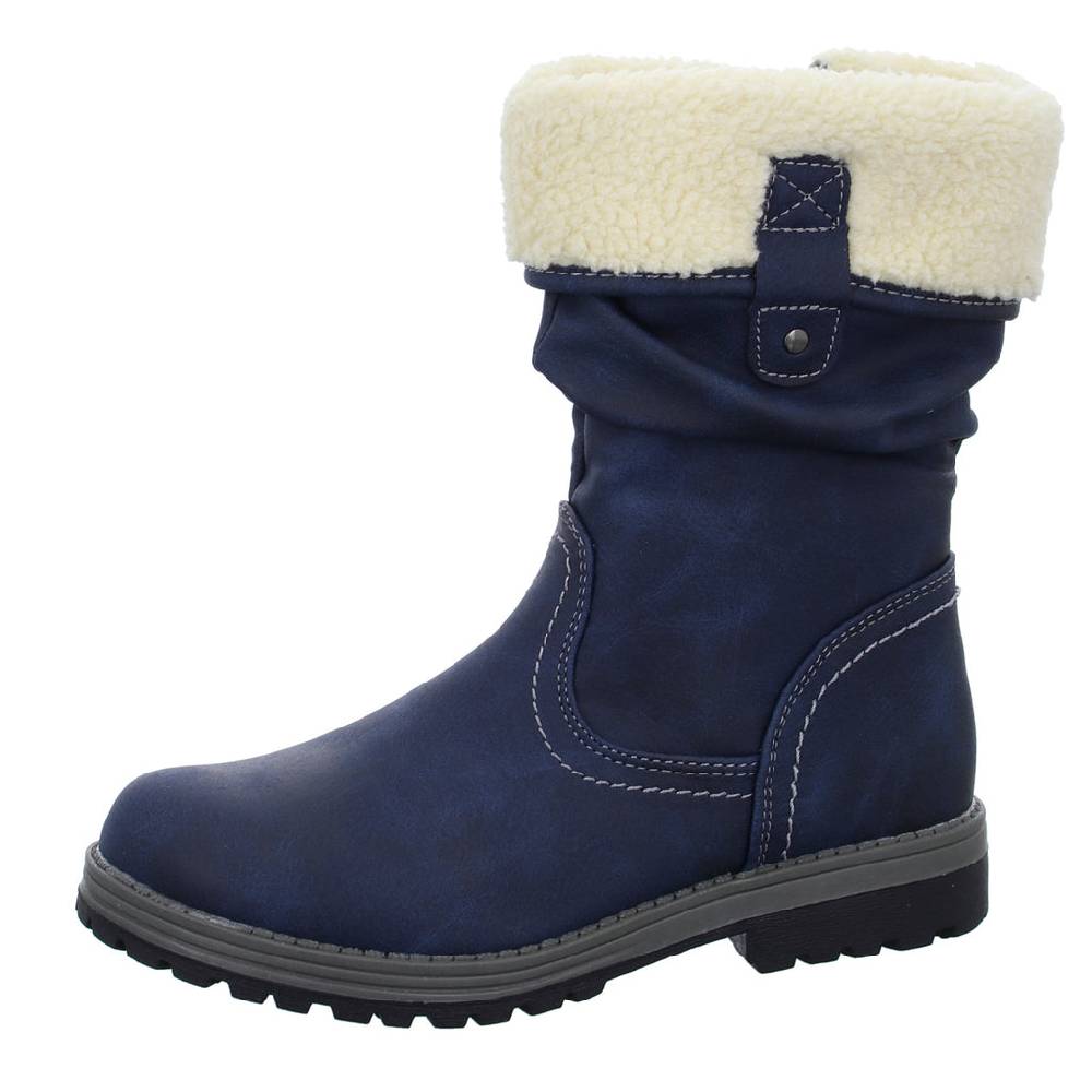 girlZ onlY Schlupf-/Klettstiefelette Warmfutter Heißer Verkauf