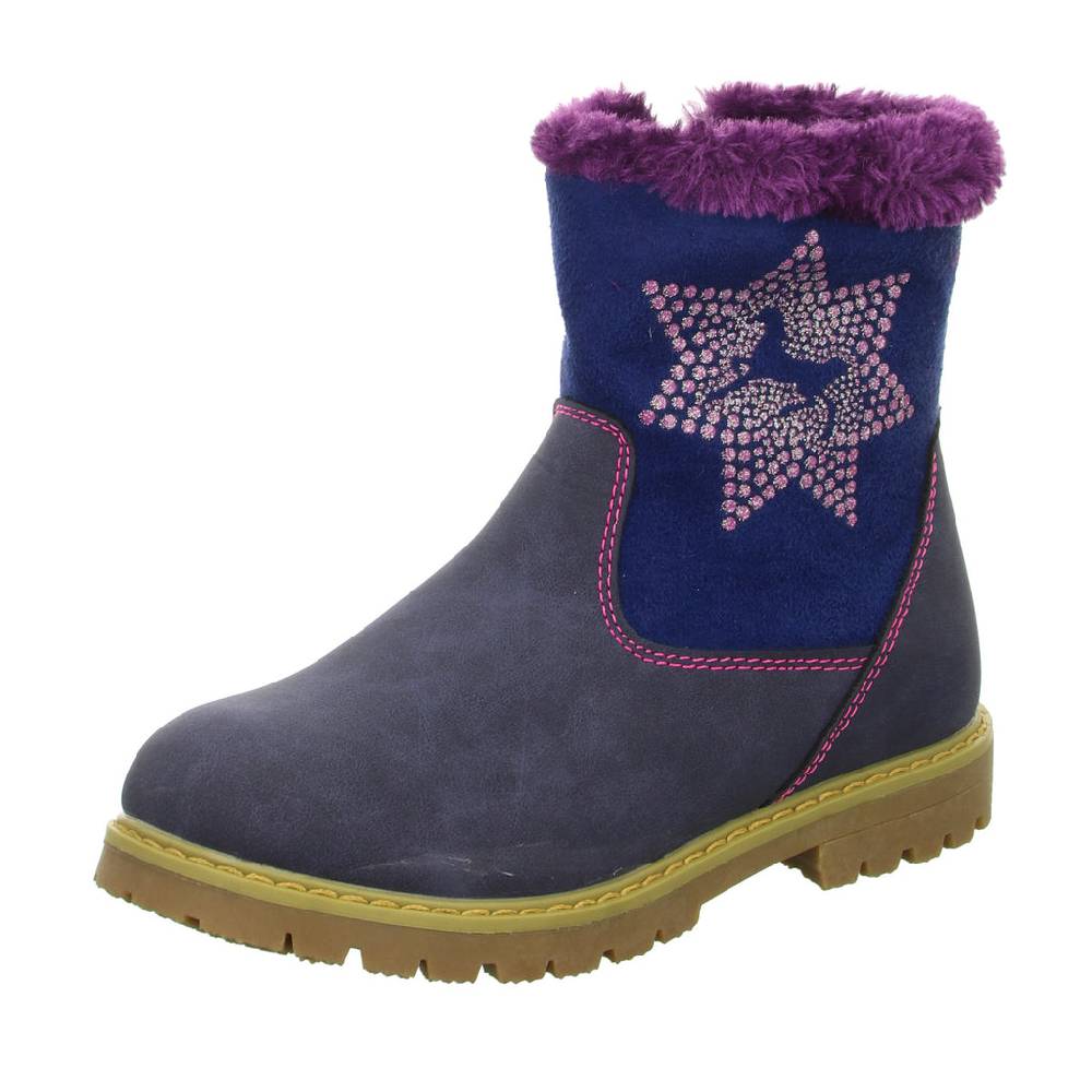 girlZ onlY Schlupf-/Klettstiefelette Warmfutter Exklusive Angebote
