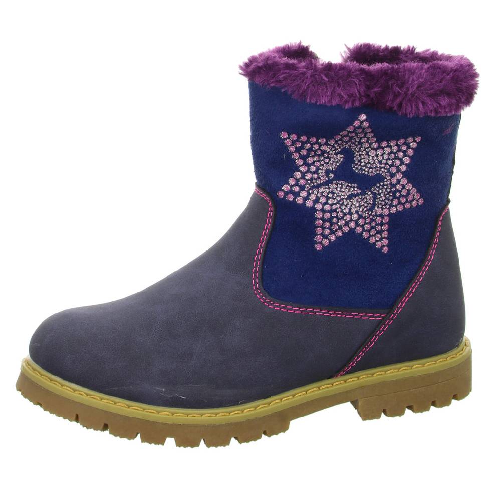 girlZ onlY Schlupf-/Klettstiefelette Warmfutter Exklusive Angebote