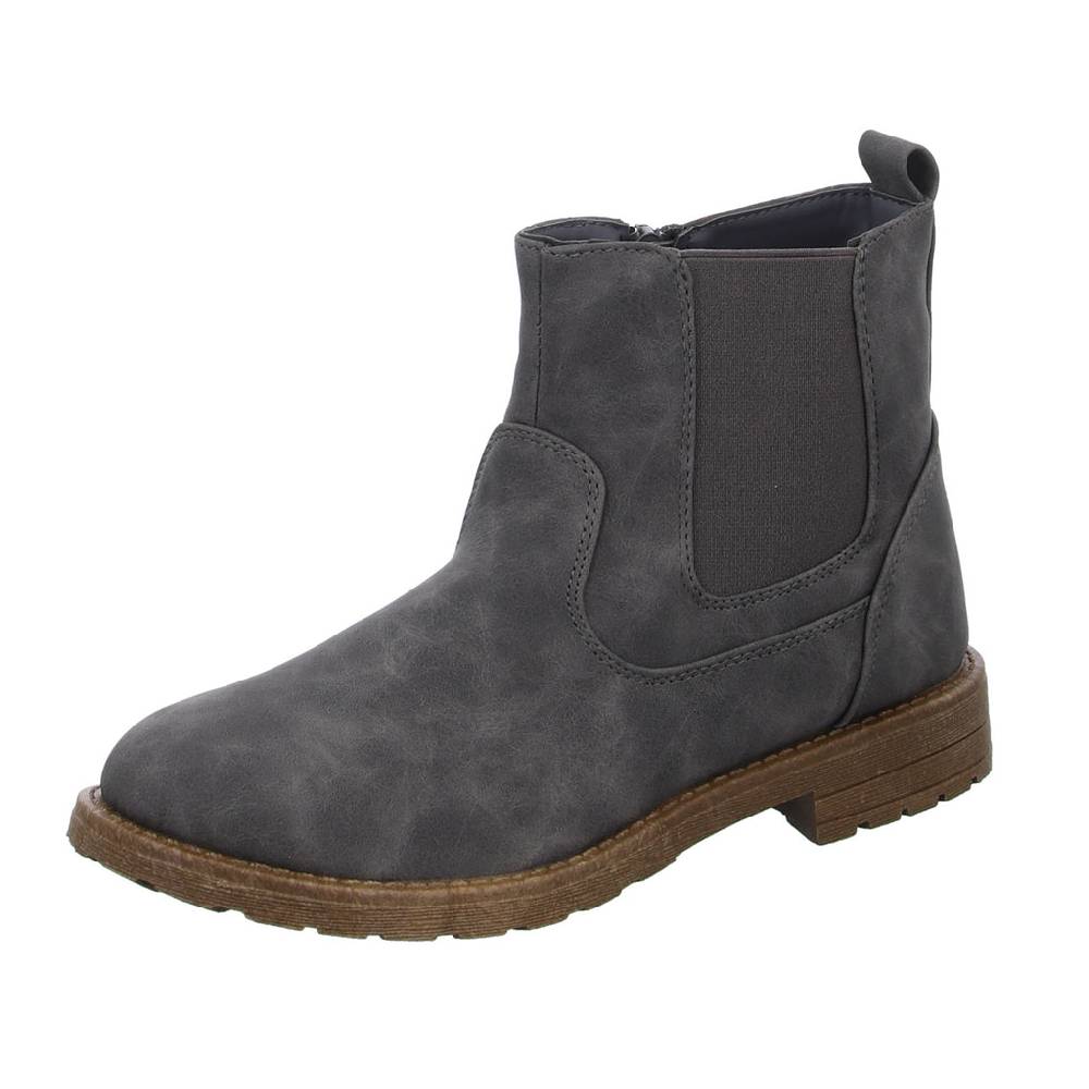 girlZ onlY Schlupf-/Klettstiefelette Warmfutter Nur für heute