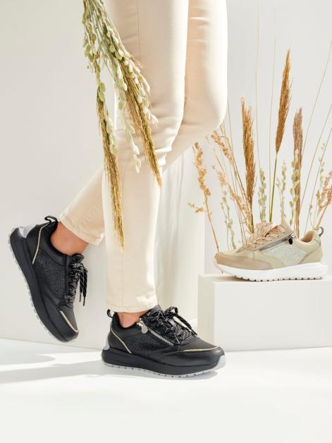 24 Hours Schnürschuh mit Mesh Einsätzen Artikelnummer: 1892470 Neueste Mode