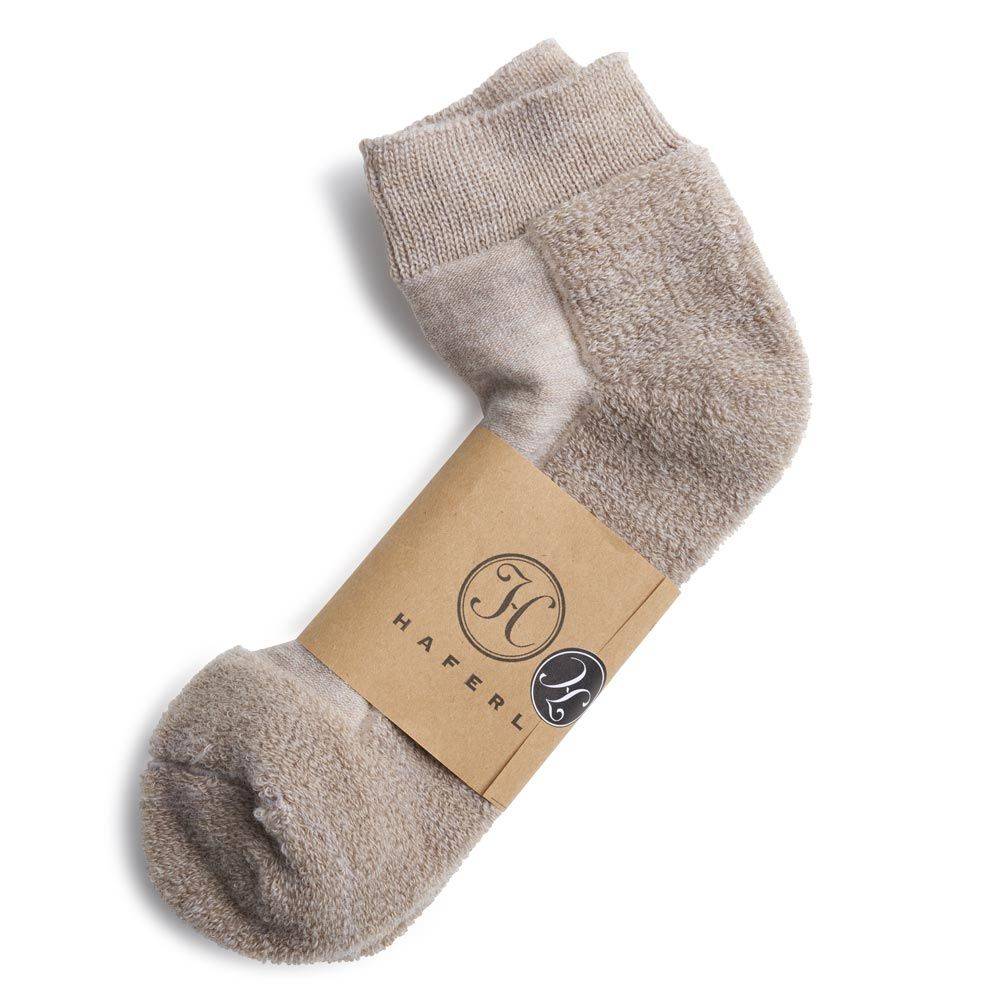 Original Haferl Merino Kurzsocken | sand Fabrikverkauf