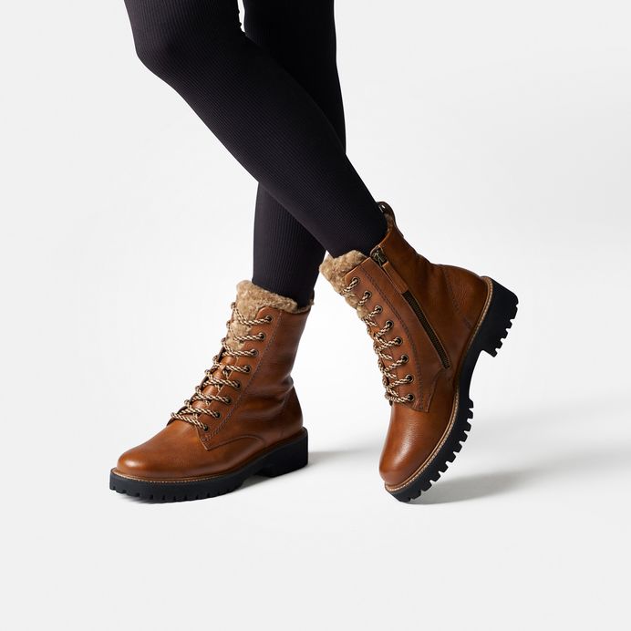 Paul Green Schnürbootie mit Warmfutter 8175-006 Top Angebot