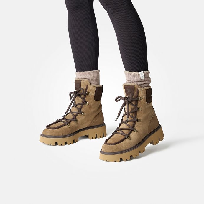 Paul Green Schnürbootie mit Warmfutter 8061-014 Fabrikpreis